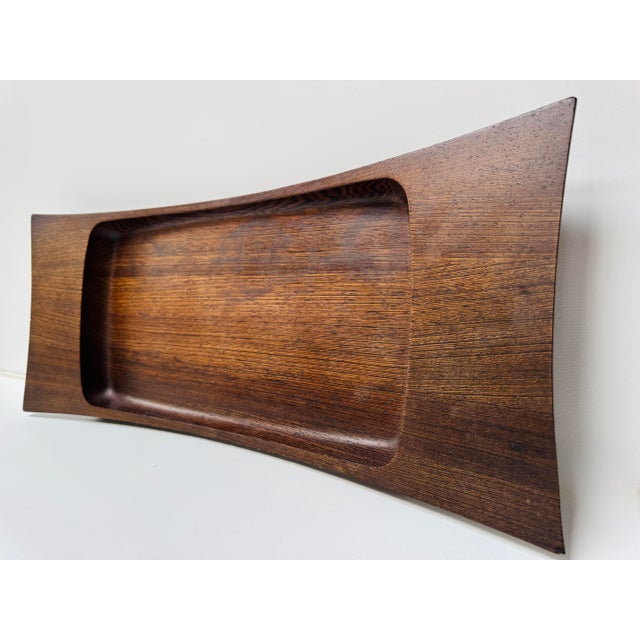 Mid 20th Century Mid-Century Dansk Wenge Wood Serving Tray by Jens Quistgaard For Sale - Image 5 of 15