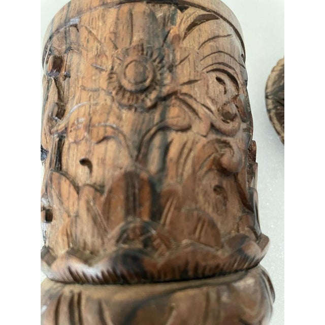 Carved Wooden Box For Sale - Image 3 of 7