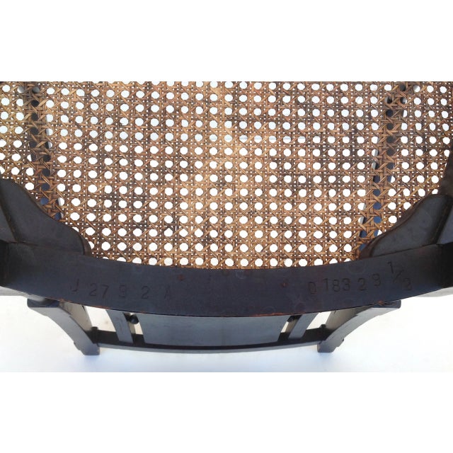 C.1855 - C.1910 Maison Jansen Hand-Painted Emblazoned "Neptune" or "Poseidon" Regency Chair For Sale - Image 11 of 11