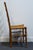 Wood Thomasville Furniture Post Road Collection Solid Hard Rock Maple Colonial Early American Ladderback Dining Side Chair W. Rush Seat 750-7 For Sale - Image 7 of 8