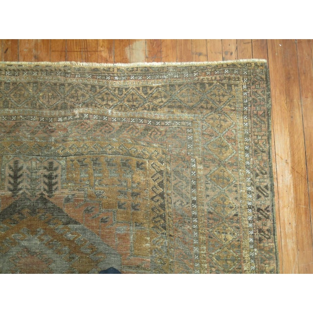 Early 20th Century Zabihi Collection Tribal Geometric Persian Gallery Size Carpet For Sale - Image 4 of 10