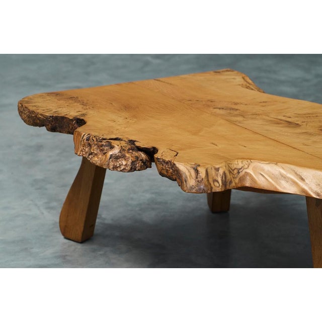 1960s Live Edge Coffee Table in Baltic Pine, Europe, 1960s For Sale - Image 5 of 16