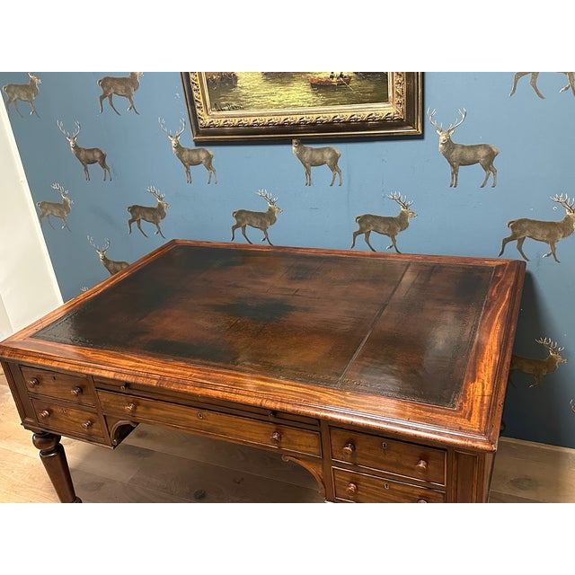 William IV Writing Desk in Mahogany For Sale - Image 6 of 17