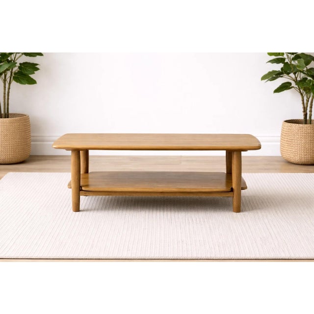 Mid-Century Windsor Two-Tier Coffee Table in Pale Elm from Ercol, 1970s For Sale - Image 10 of 10