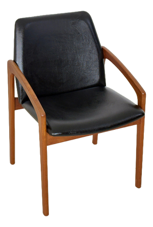 Mid-Century Danish Teak Model 23 Armchair by Henning Kjærnulf for Korup Stolefabrik, 1960s