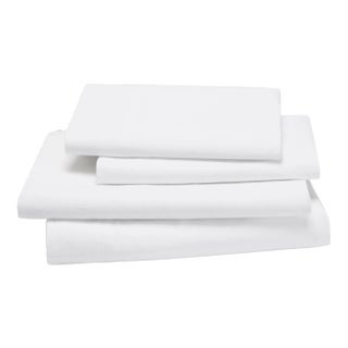 Lorimer Bedding King Pillowcase in White - a Pair For Sale