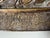 Vintage Asian Reclining Buddha Bronze Sculpture With Ornate Relief Base For Sale - Image 10 of 12