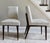 Wedge Dining Chairs by Thomas Pheasant for Baker Furniture. The geometric design seamlessly meshes with the tailored seat....
