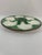 Art Deco 1920s Antique French Longchamp Majolica Green and White Oyster Plate For Sale - Image 3 of 13