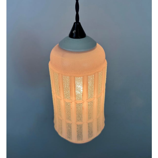 Vintage Glass Ceiling Light, 1970s For Sale - Image 15 of 17