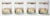 Mid-Century Modern Vintage Mid Century Modern Style Gold Banded Lowball Glasses, Set of 4 For Sale - Image 3 of 9