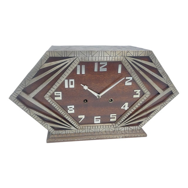 Vintage Art Deco Clock, 1920s For Sale