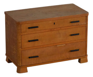 Scandinavian Art Deco Chest of Drawers in Birch, 1930s
