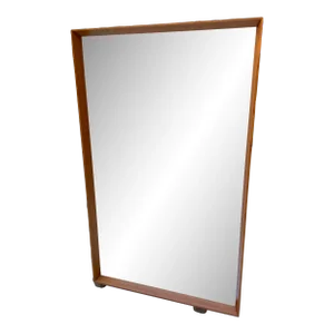 Mid 20th Century Pedersen & Hansen Large Teak Wall Mirror