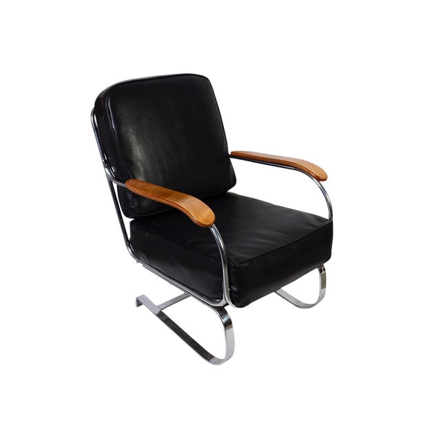 Kem Weber For Lloyd Loom Springer Lounge Chair Rocker