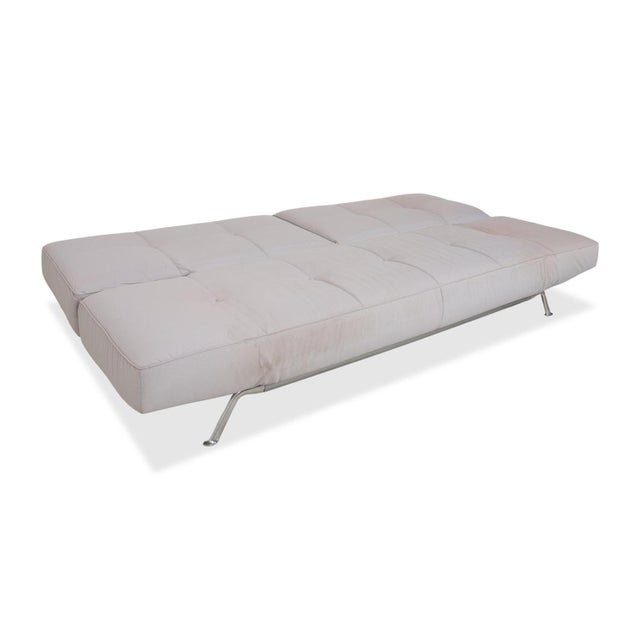 Light Grey Fabric Smala Three-Seater Sofa from Ligne Roset with Manual Sleeping Function For Sale - Image 5 of 16