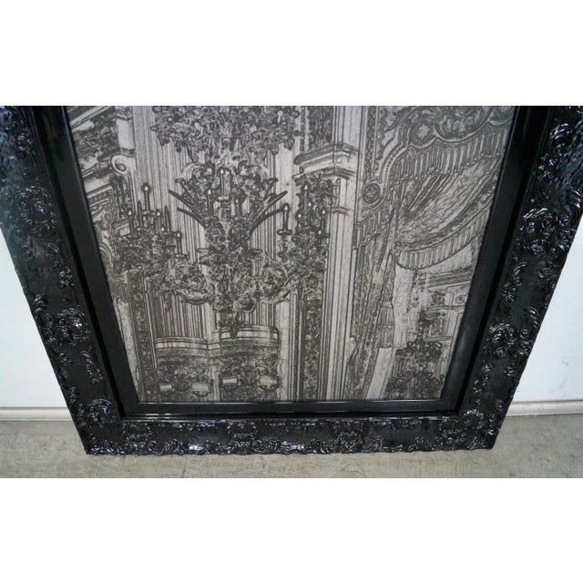 Hollywood Regency Signed Tony Koukos Metal Art Framed Prints - a Pair For Sale - Image 9 of 12