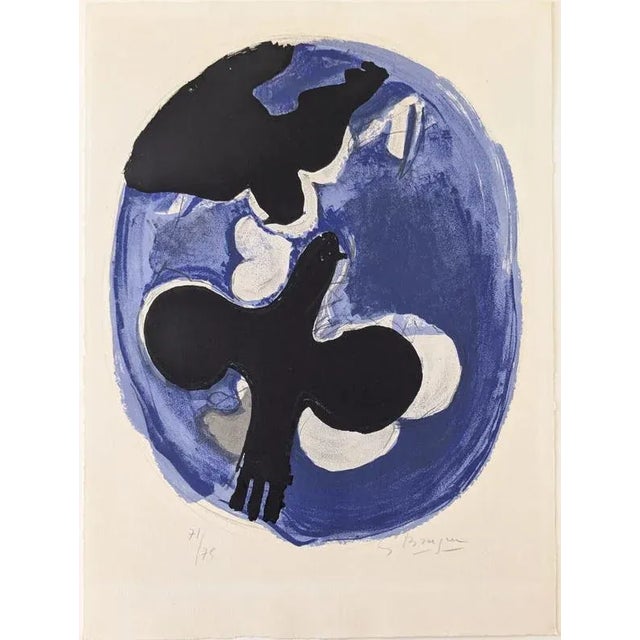 Modern Georges Braque, Birds, Studies for the Louvre Ceiling, 1955, Lithograph For Sale - Image 3 of 7
