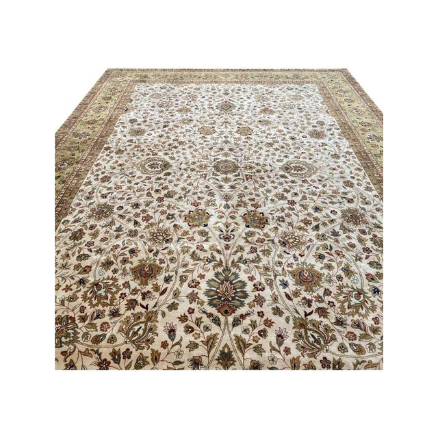 10x14 Handwoven Indian Agra Area Rug - 107604 For Sale - Image 9 of 13