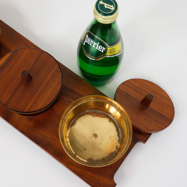 1960s Mid-Century Modern Set for Serving Cart - Set of 5 For Sale - Image 6 of 6