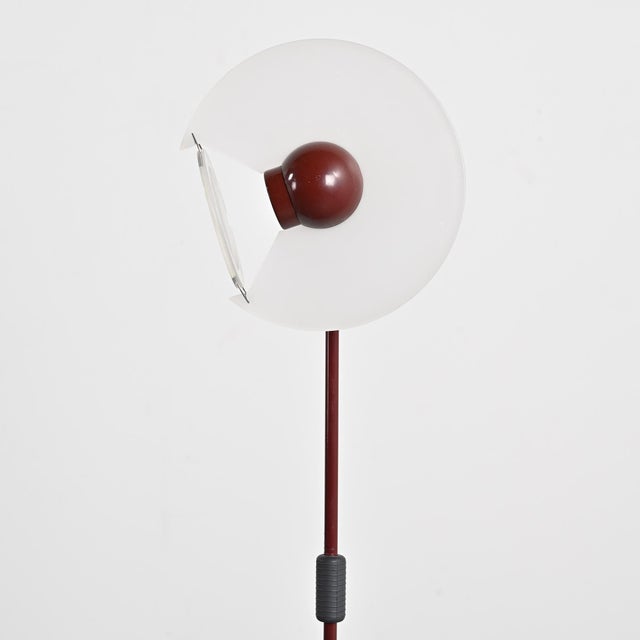 Gray 1195 Club Floor Lamp by Giuseppe Ramella for Arteluce Italy, 1980s For Sale - Image 8 of 18