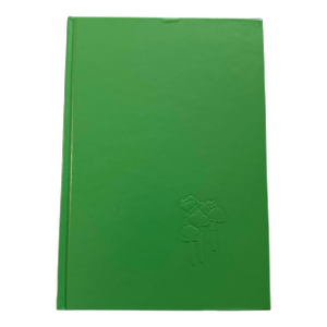 Vintage 1979 Green Hardcover Book With Embossed Mushroom & Frog