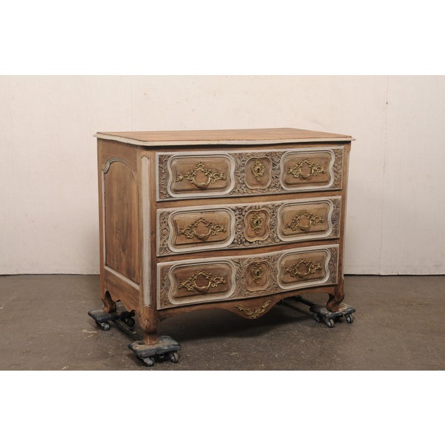 Wood French Louis XV Finely Carved Commode, 1750 For Sale - Image 7 of 13