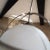 1960s Frosted Glass Pendant Lamp in Vico Magistretti Style Mid Century Modern For Sale - Image 9 of 11
