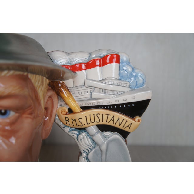 English Royal Doulton u.s. Military Soldier World War I Toby Character Jug For Sale - Image 12 of 16