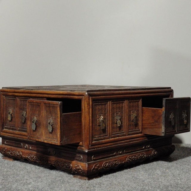 1960s 1960s Huanghuali Wood Five-Drawer Jewelry Chest / Stacking Cabinet For Sale - Image 5 of 8