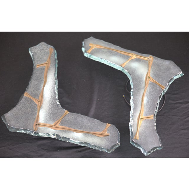 Wall Sconces Model N 1844 by Max Ingrand for Fontana Arte, 1960, Set of 2 For Sale - Image 6 of 6