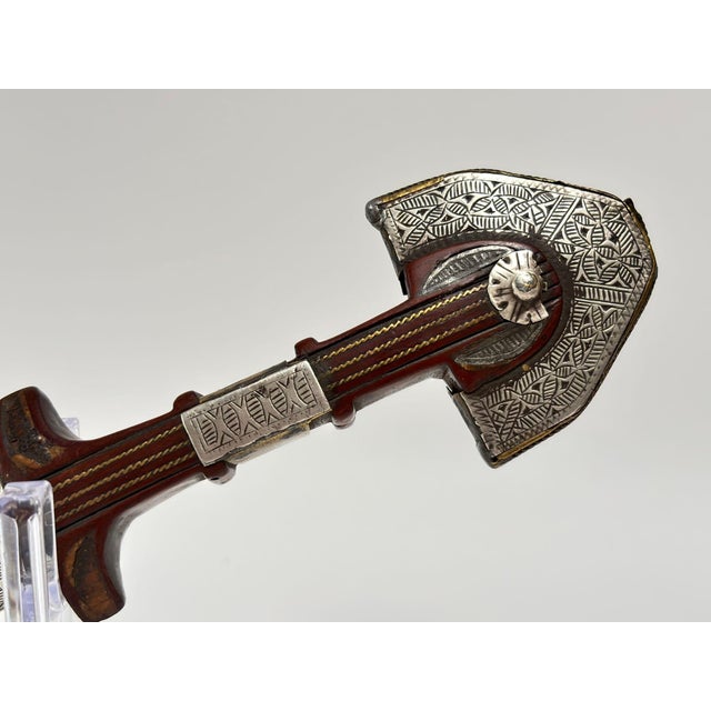 Antique Moroccan Berber Tribal Khoumya Collector circa 1890. Late 19th C. Morocco Berber Khanjar Dagger w/ Sheath....