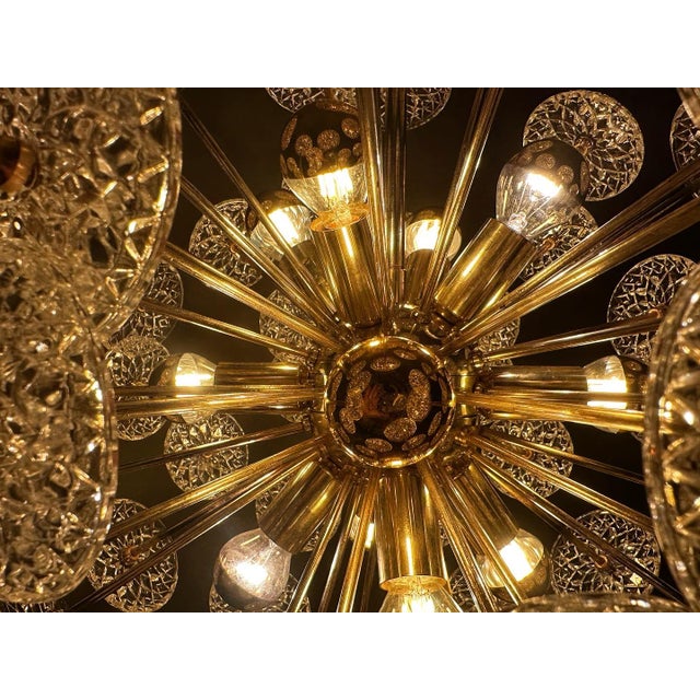 1970s Vintage Sputnik Lamp from Val St Lambert, 1970s For Sale - Image 5 of 12