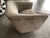 Modern Restoration Hardware 1950s Italian Shelter Swivel Chairs (Pair) - Performance Velvet For Sale - Image 3 of 4