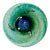 1970s Large Blue Murano Glass Platter For Sale