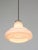 Mid-Century Modern Mid-Century Italian Brass and Opaline Pendant Lamp For Sale - Image 3 of 13
