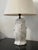 White Vintage Ceramic Table Lamp, 1960s For Sale - Image 8 of 12