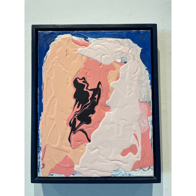 Abstract Abstract Post Vandalism Acrylic on Canvas Framed For Sale - Image 3 of 4