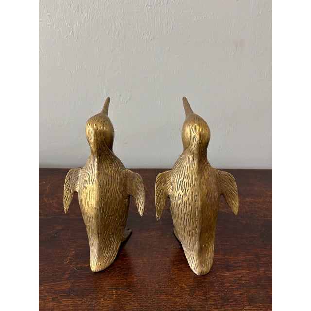 Vintage Brass Penguins - A Pair For Sale - Image 4 of 7