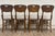 Antique Art Deco Style Tiger Oak Bentwood Bistro Dining Side Chairs - Set of 4 For Sale - Image 10 of 11