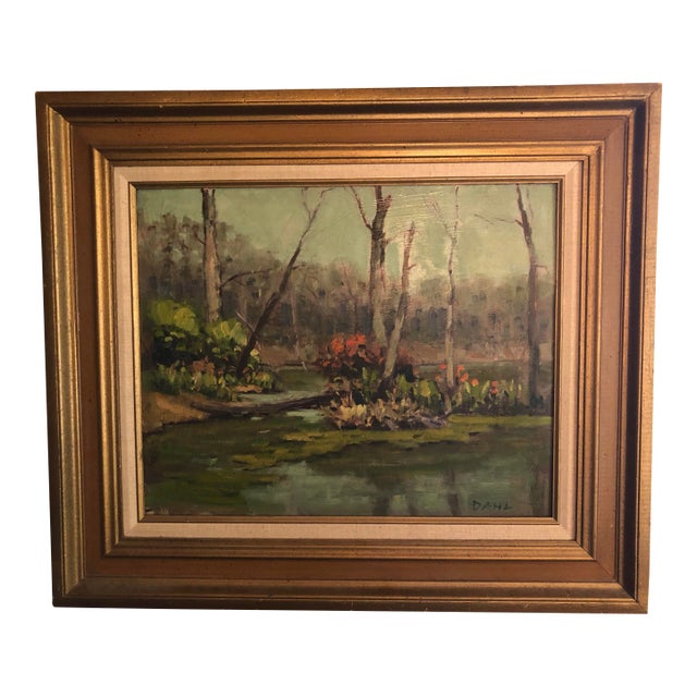 Modern Impressionistic Landscape Painting by John Dahl For Sale