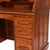 Wood Antique Oak S-Roll Top Single Pedestal Desk C1910 For Sale - Image 7 of 14