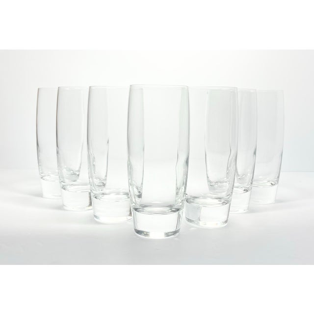 Luigi Bormioli “Michelangelo” 7 Tumbler Highball Drinking Glasses 6 1/4” 14oz Good condition. No chips, cracks, or...