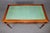 French Louis XVI Style Leather Top Mahogany Brass Mounted Desk For Sale - Image 12 of 15