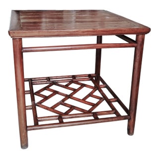 Ming Style Square Table, Suzhou, China, Late 18th Century For Sale
