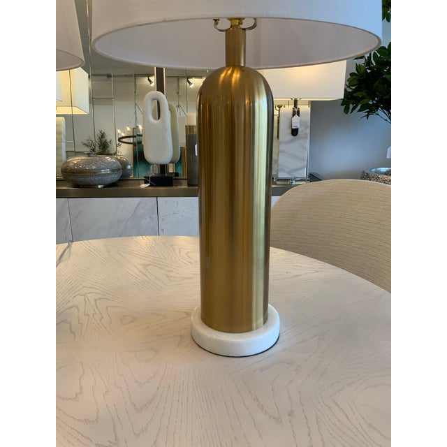 Contemporary Pair of Elishaw Lamps For Sale - Image 3 of 6