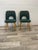 Vintage Lollypop Chairs in Green Upholstery by Antonin Suman, 1960, Set of 2 For Sale - Image 9 of 9