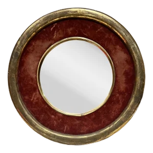 1950s Italian Gold Leaf Wall Mirror