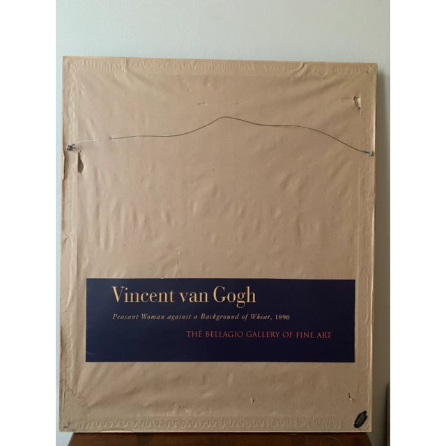 Print - Vincent Van Gogh “Peasant in a Background of Wheat” For Sale - Image 11 of 12