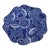Vintage Spode Blue Room "Sunflower" Scalloped Rim Serving Bowl – Made in England For Sale